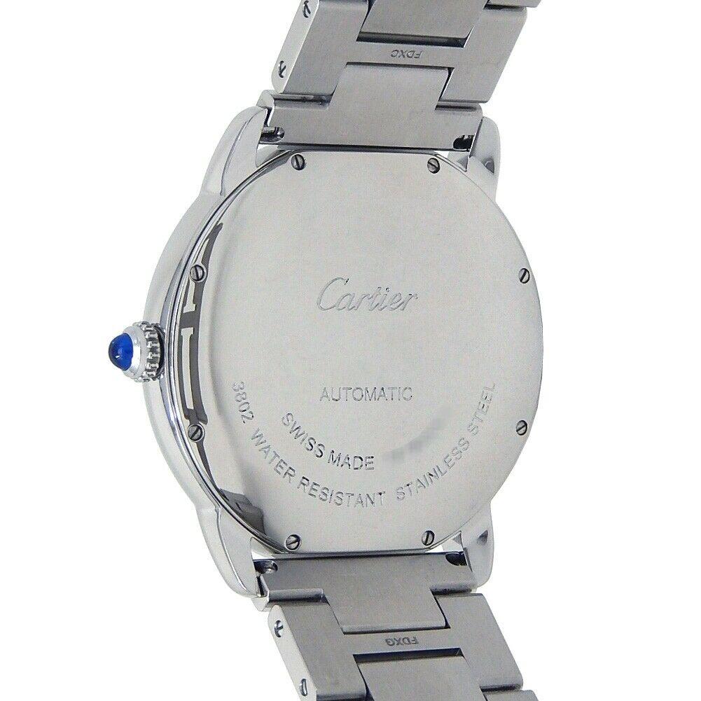 Cartier Ronde Solo de Cartier Stainless Steel Automatic Men's Watch W6701011 For Sale 2