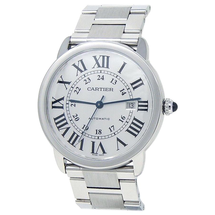Cartier Ronde Solo de Cartier Stainless Steel Automatic Men's Watch W6701011 For Sale