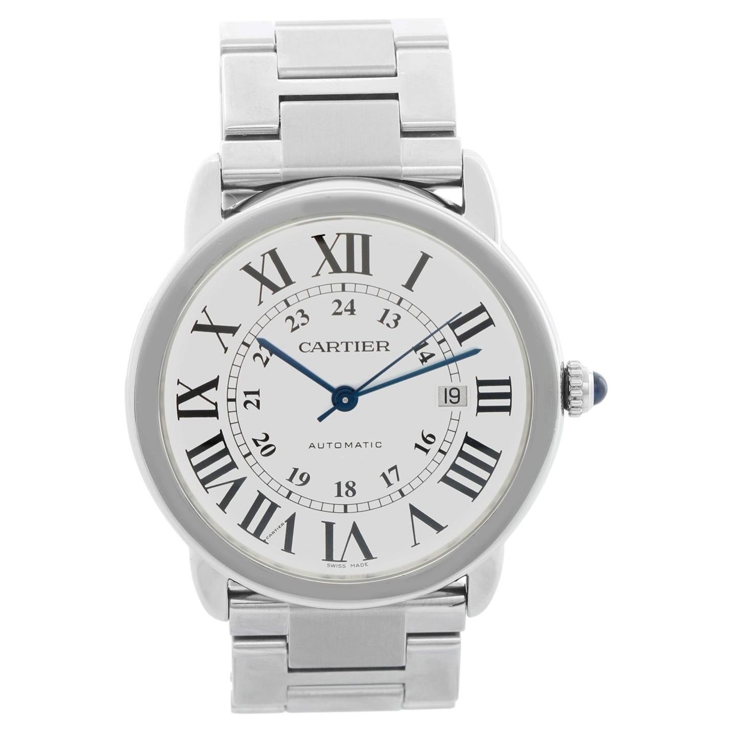 Cartier Ronde Solo de Cartier XL 42mm Uhr aus Edelstahl W6701011 3517