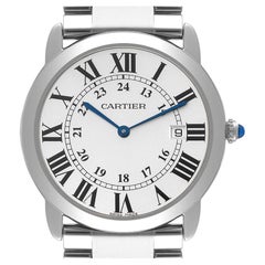 Cartier Ronde Solo Large Stainless Steel Mens Watch W6701005