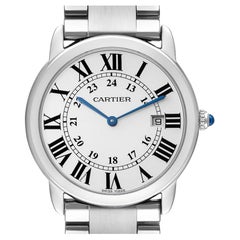 Cartier Ronde Solo Large 36mm Stainless Steel Mens Watch W6701005