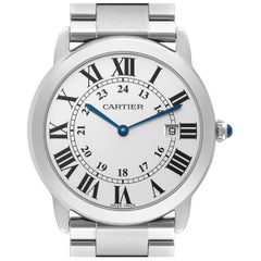 Cartier Ronde Solo Grande montre pour hommes 36 mm en acier W6701005