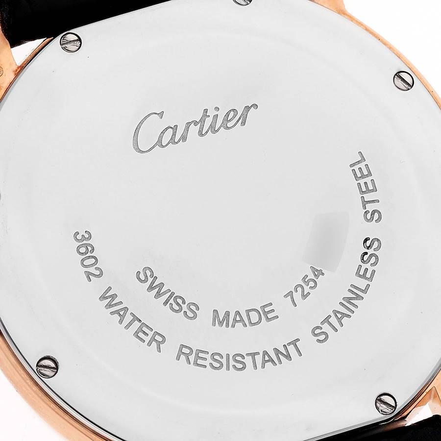 Cartier Ronde Solo Große Roségold Stahl-Herrenuhr W6701008 Box Papiere 3