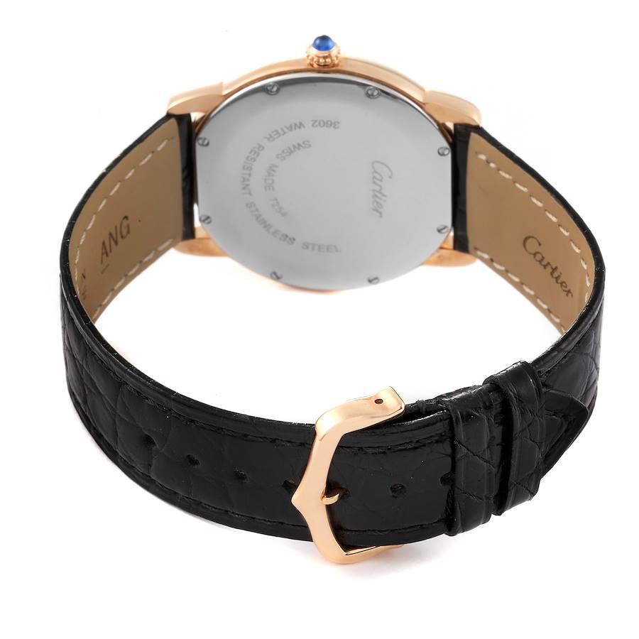 Cartier Ronde Solo Große Roségold Stahl-Herrenuhr W6701008 Box Papiere 4