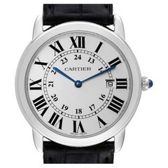 Cartier Ronde Solo Large Silver Dial Steel Unisex Watch W6700255