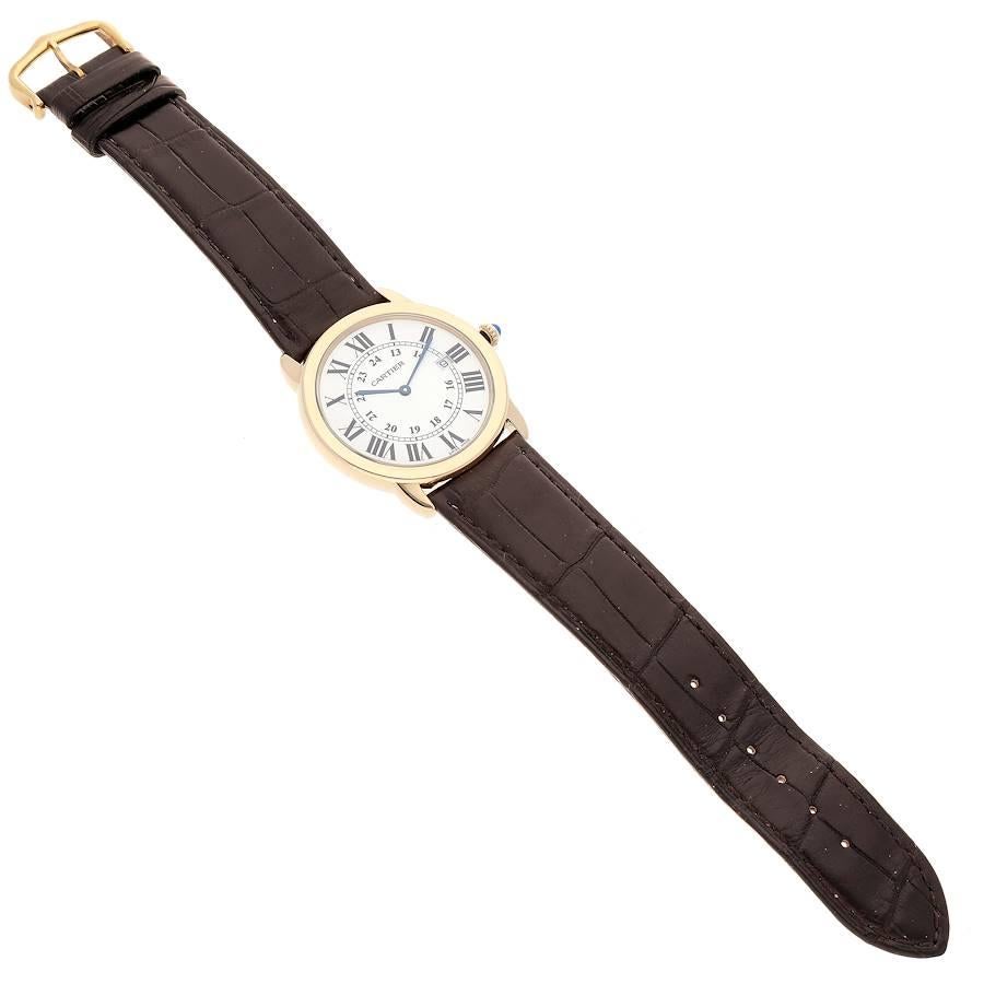 Cartier Ronde Solo Large Yellow Gold Steel Unisex Watch W6700455 6