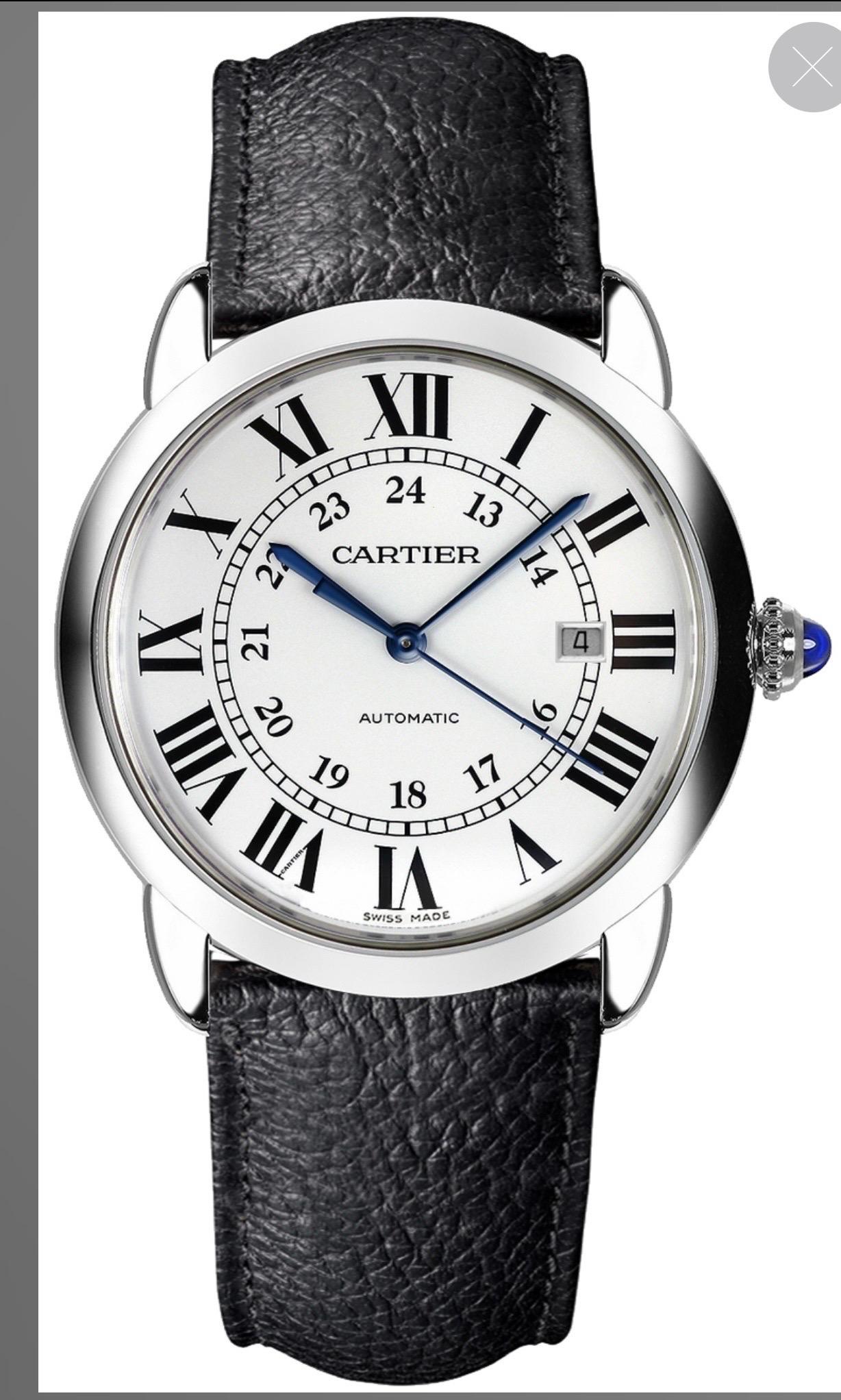 ronde solo de cartier watch 36mm