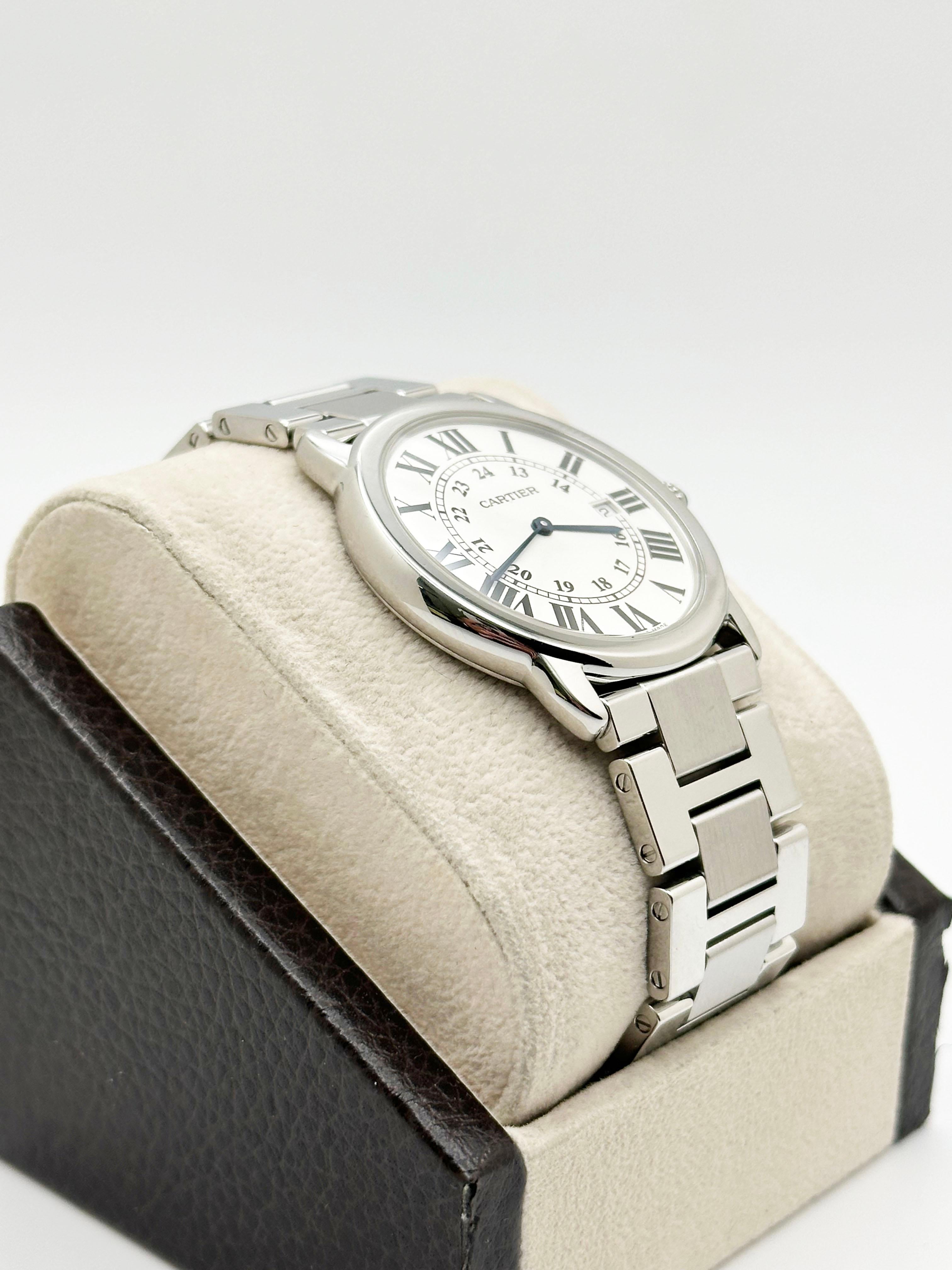 Cartier Ronde Solo Ref 2934 36mm Edelstahl 1