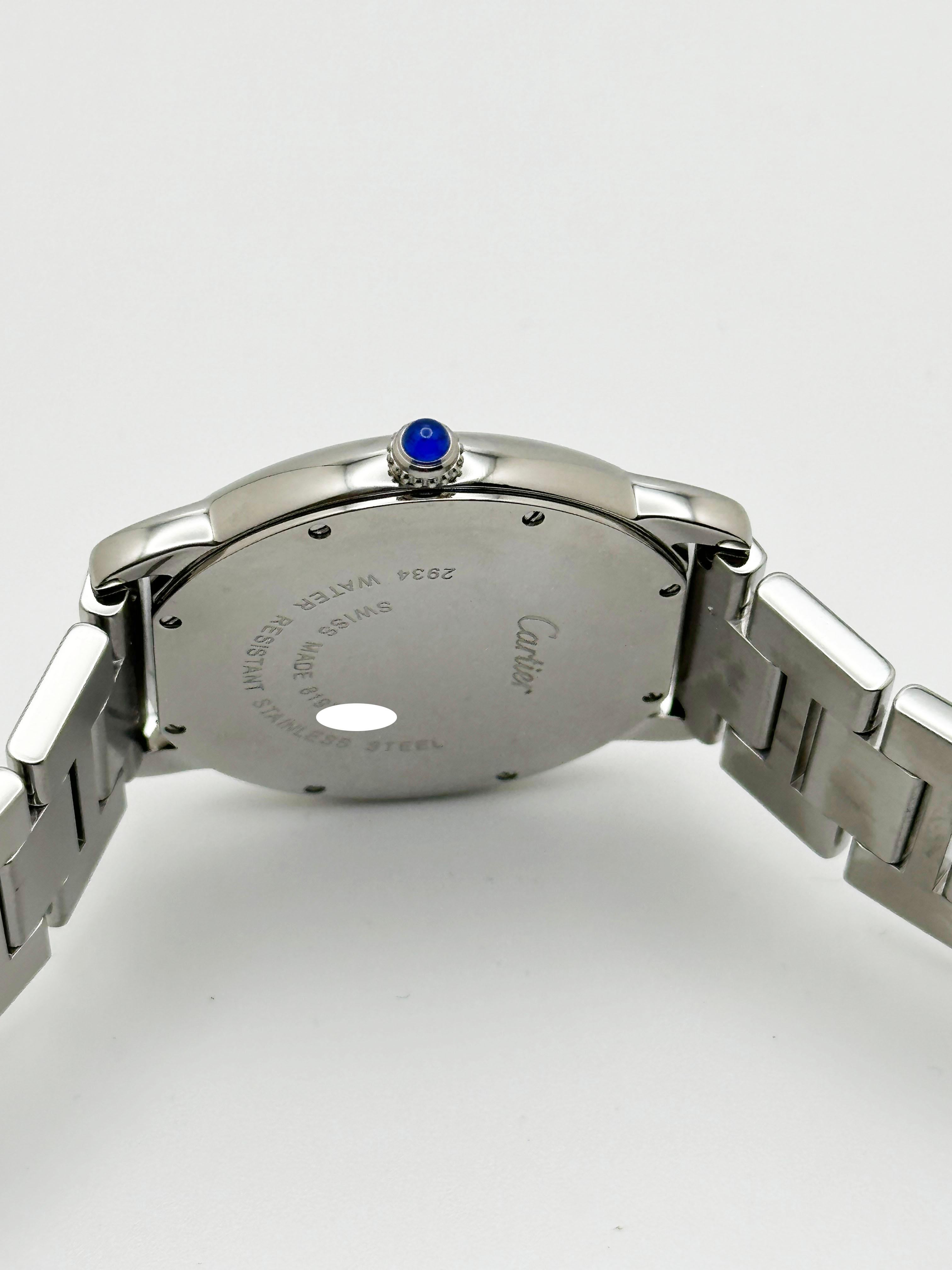 Cartier Ronde Solo Ref 2934 36mm Edelstahl 4