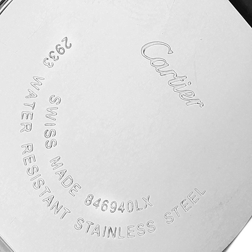Cartier Ronde Solo Silver Dial Quarts Steel Ladies Watch W6700155 3