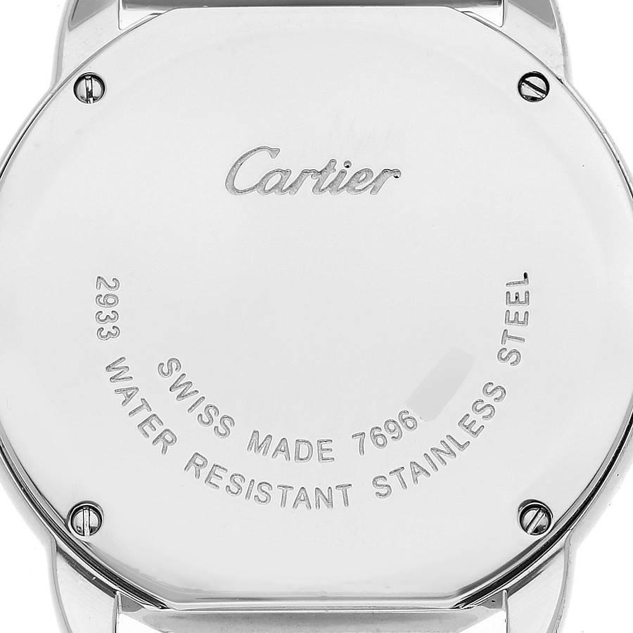 Cartier Ronde Solo Damenuhr aus Edelstahl mit Quarz W6701004 3