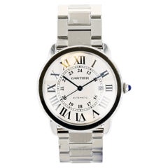 Cartier Ronde Solo Stahl Automatik-Armbanduhr