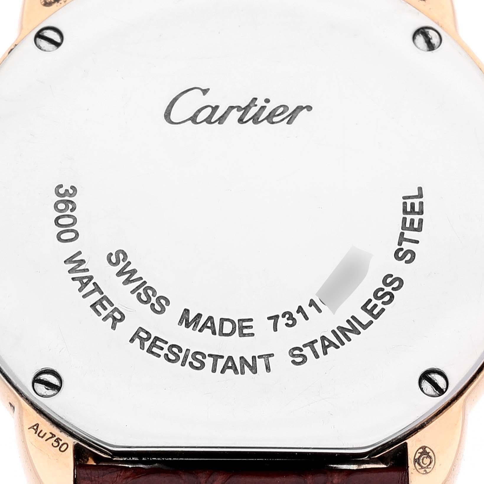Cartier Ronde Solo Steel Rose Gold Small Ladies Watch W6701007 Card 1