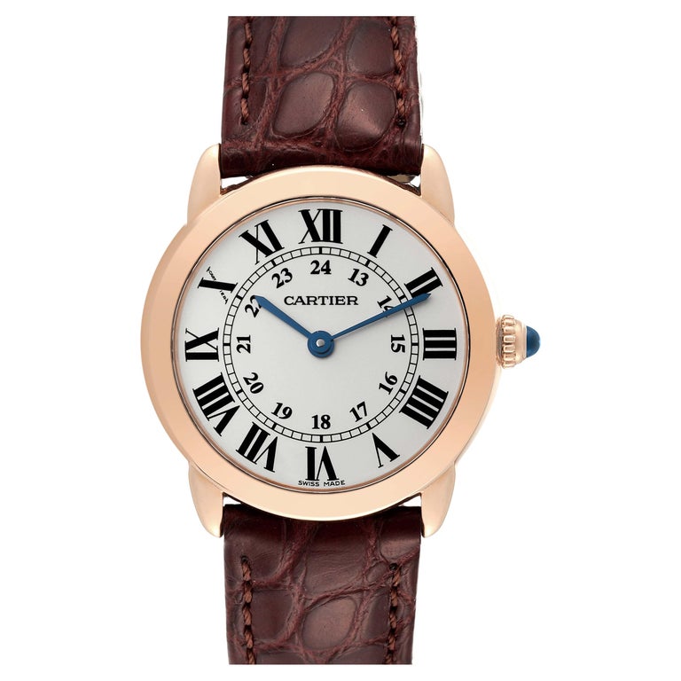 Cartier Ronde Solo, petite montre pour femmes W6701007 Card sur 1stDibs | petite  montre ronde femme