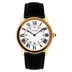 Cartier Montre Ronde Solo W6700455 en or jaune 18 carats pour hommes