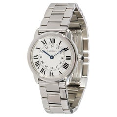 Cartier Ronde Solo W6701004 Women's Watch in Stainless Steel