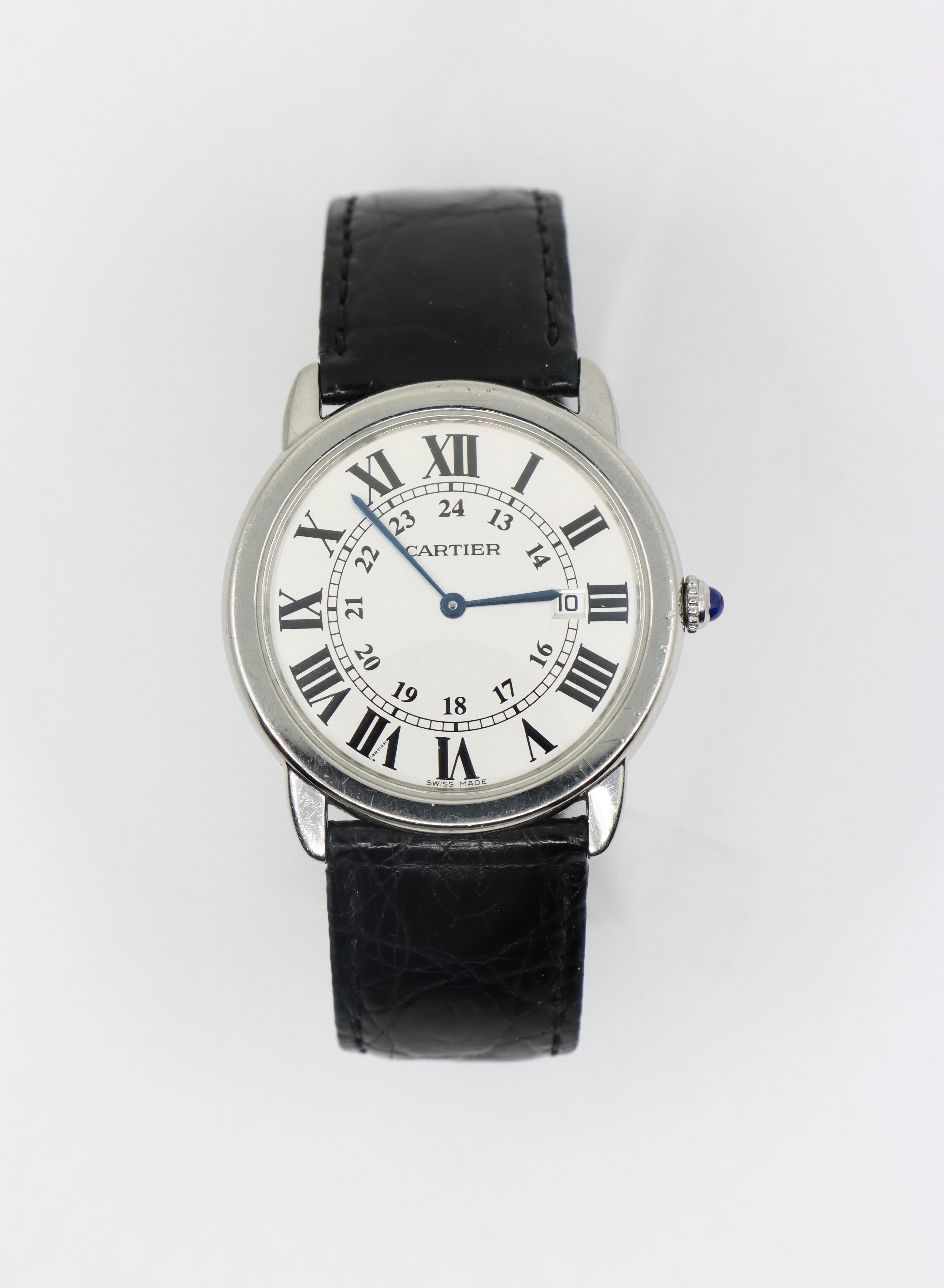  Montre Cartier Ronde Solo Unisexe 