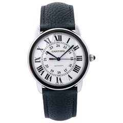 Cartier Ronde Solo WSRN0021, Silver Dial, Certified and Warranty