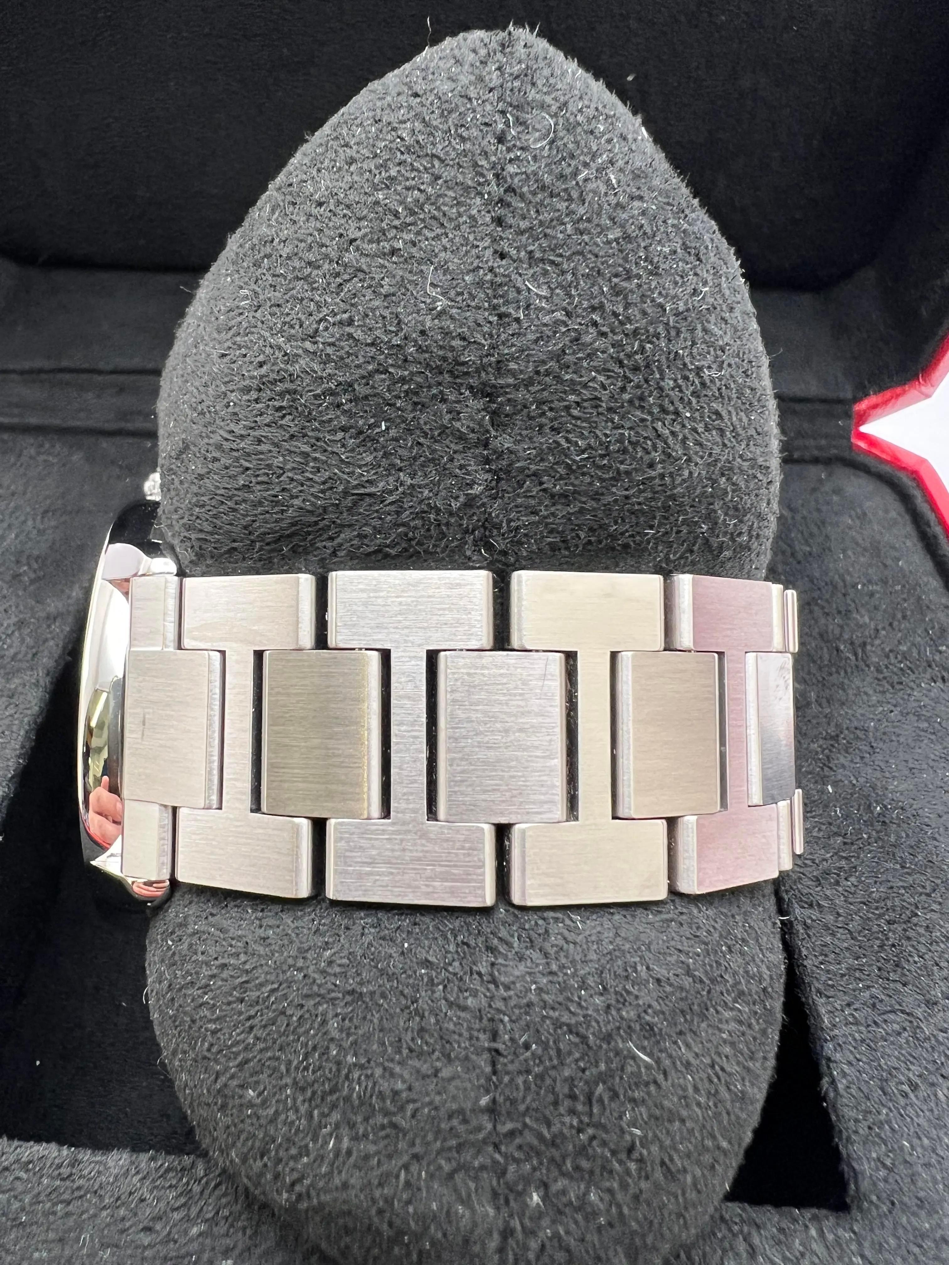 Cartier Ronde Solo XL 42mm Quadrante Blu Automatico Box Papers WSRN0023 in vendita 7