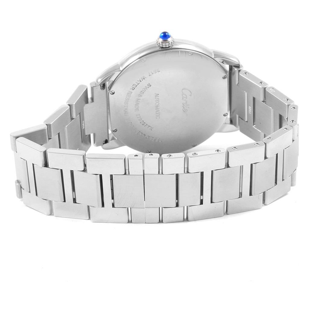 Cartier Ronde Solo XL Automatic Steel Men's Watch W6701011 1
