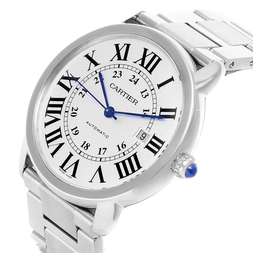 Cartier Ronde Solo XL Automatic Steel Men's Watch W6701011 2