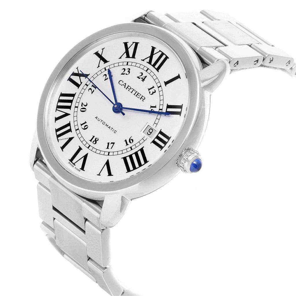 Cartier Ronde Solo XL Automatic Steel Men's Watch W6701011 3