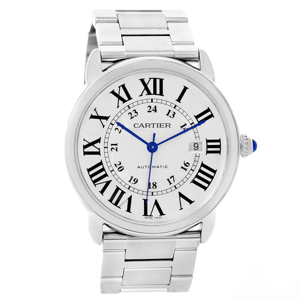 Cartier Ronde Solo XL Automatic Steel Men's Watch W6701011 5