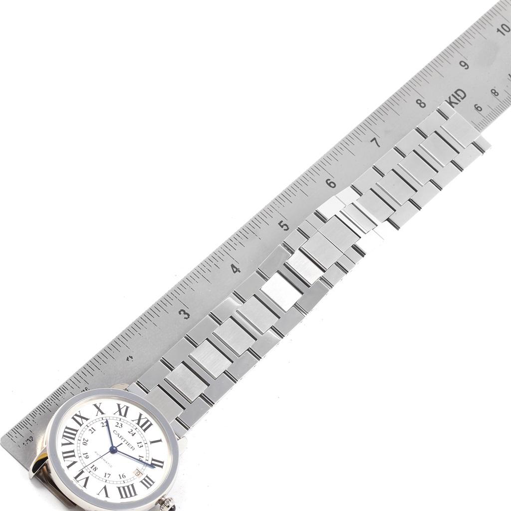 Cartier Ronde Solo XL Automatic Steel Men's Watch W6701011 6