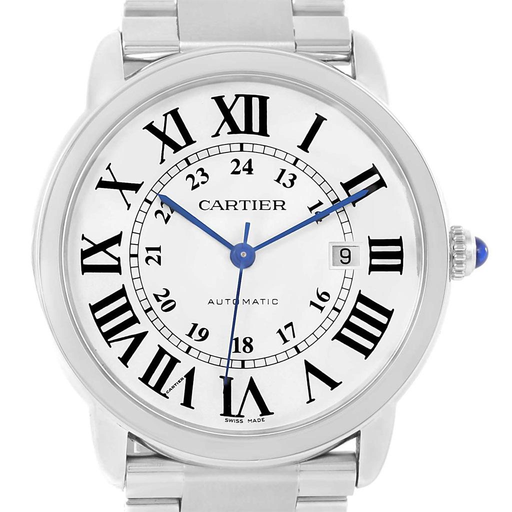 Cartier Ronde Solo Extra Large Automatic Steel Men’s Watch W6701011 5