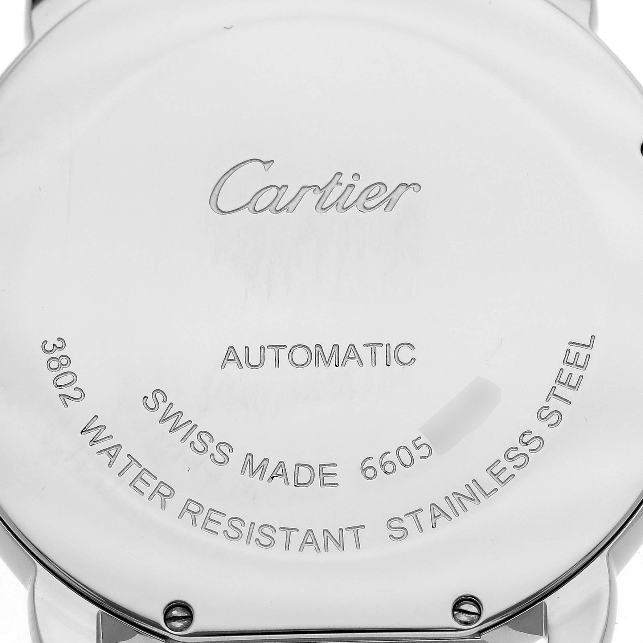  Montre pour hommes Cartier Ronde Solo XL avec cadran argenté automatique WSRN0022 Pour hommes 