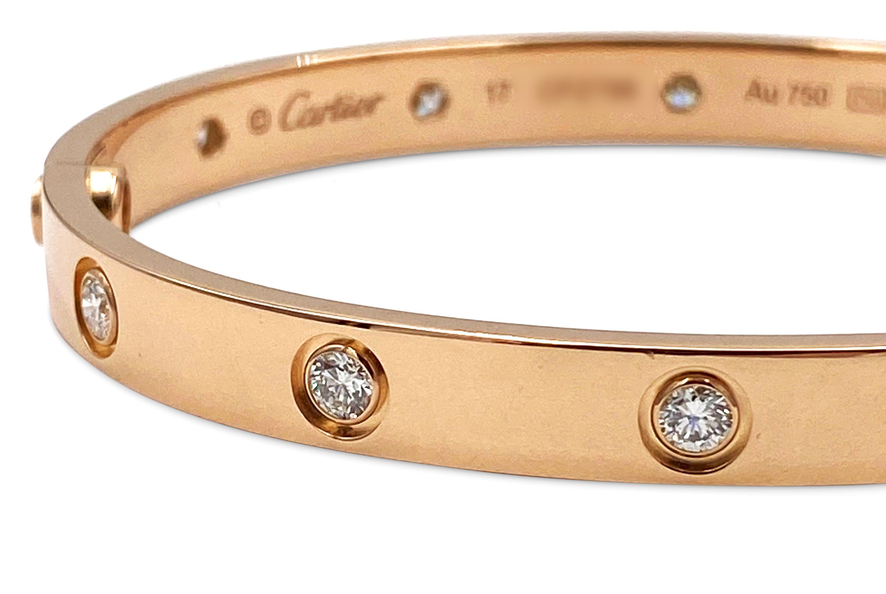cartier love bracelet rainbow diamonds