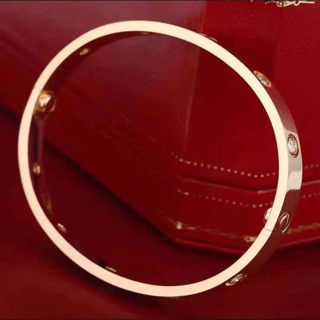 cartier love bracelet half diamond