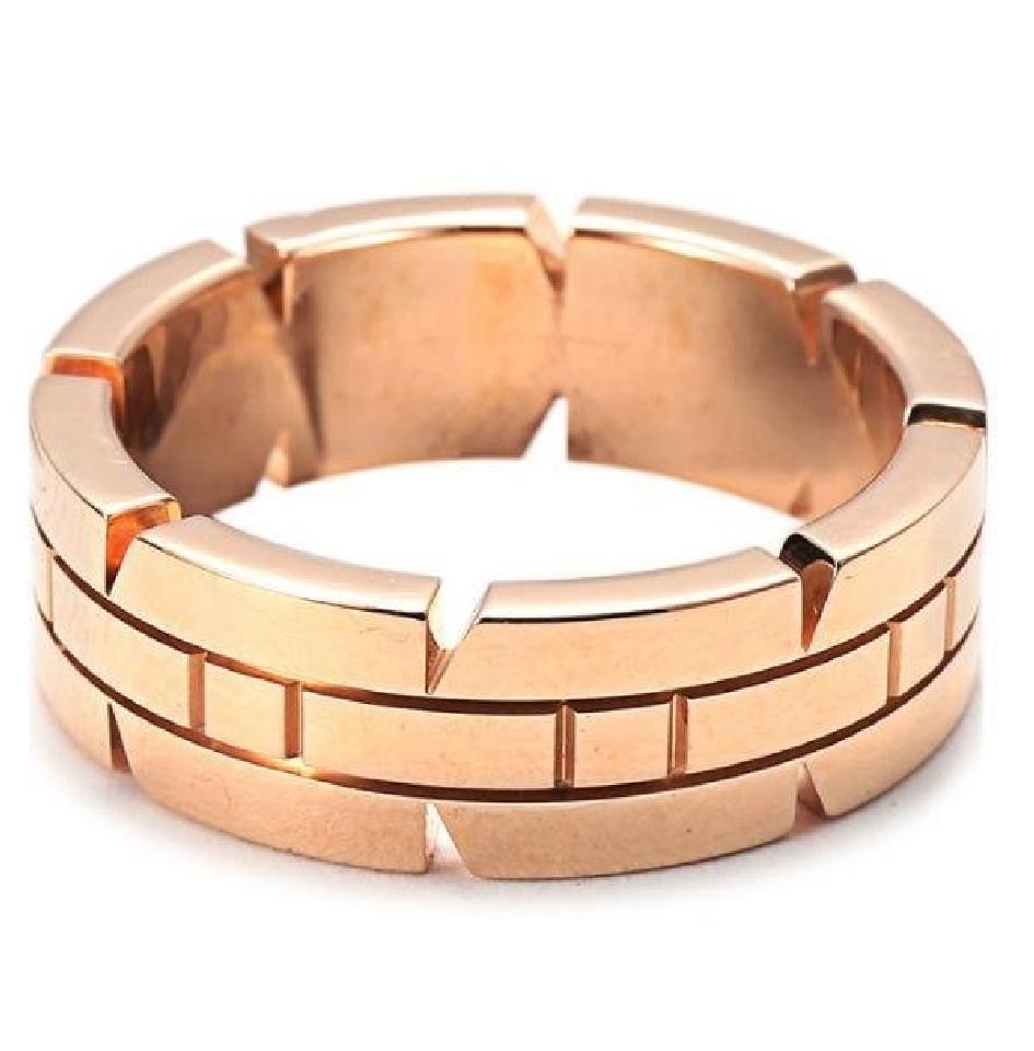 Cartier Rose Gold 18 Karat Ring In Excellent Condition For Sale In New York, NY