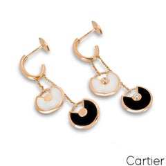 Cartier Rose Gold Amulette De Cartier XS Earrings B8301251