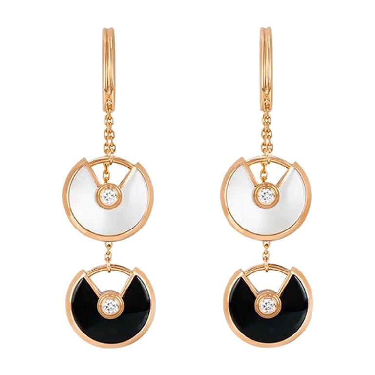 Cartier Rose Gold Amulette De Cartier XS Earrings B8301251