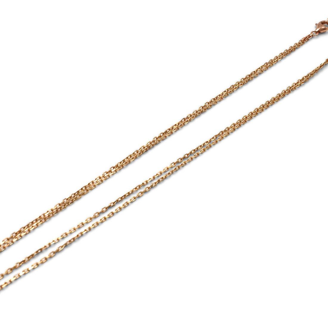 Cartier: Halskette aus Roségold mit Kette 1