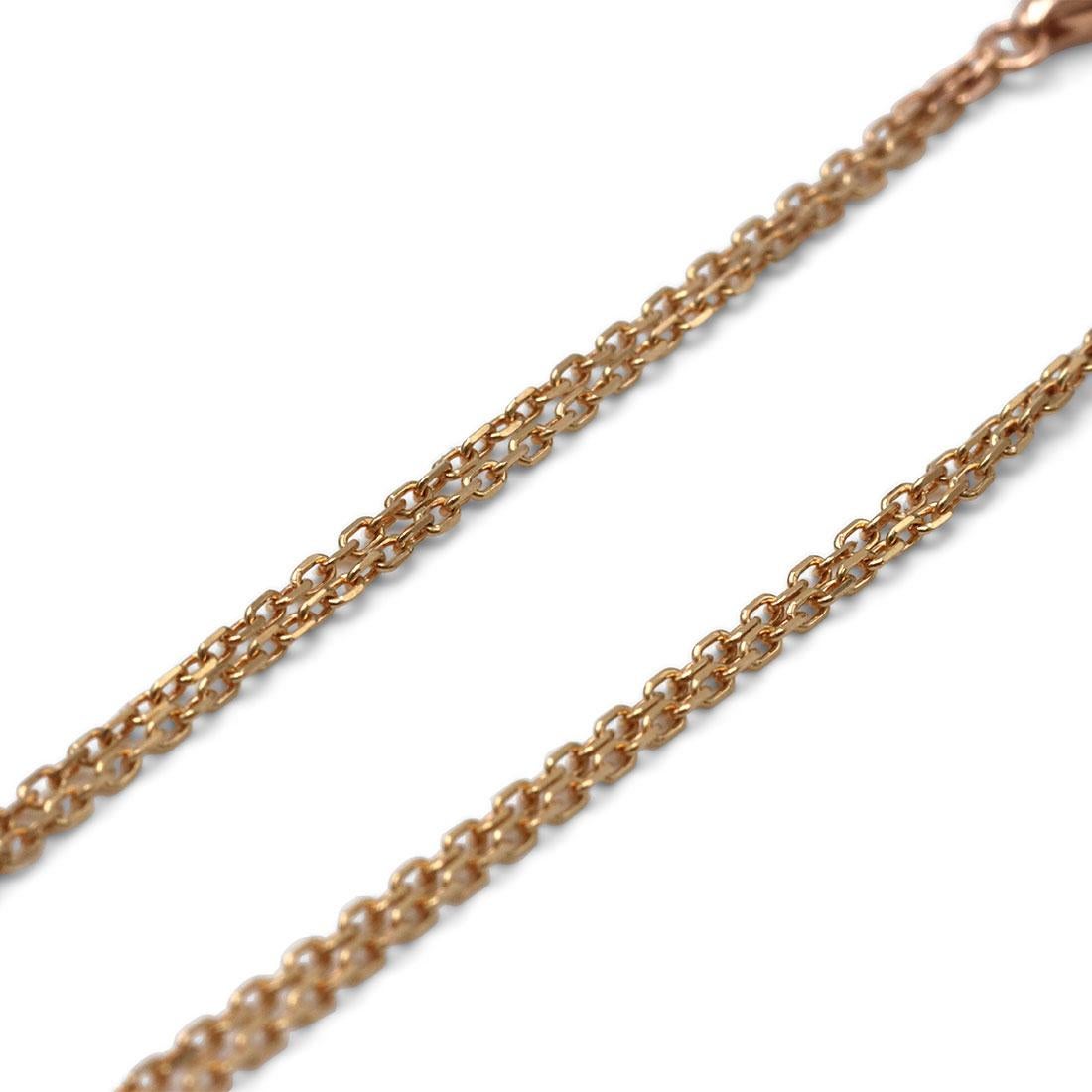 Cartier: Halskette aus Roségold mit Kette 2