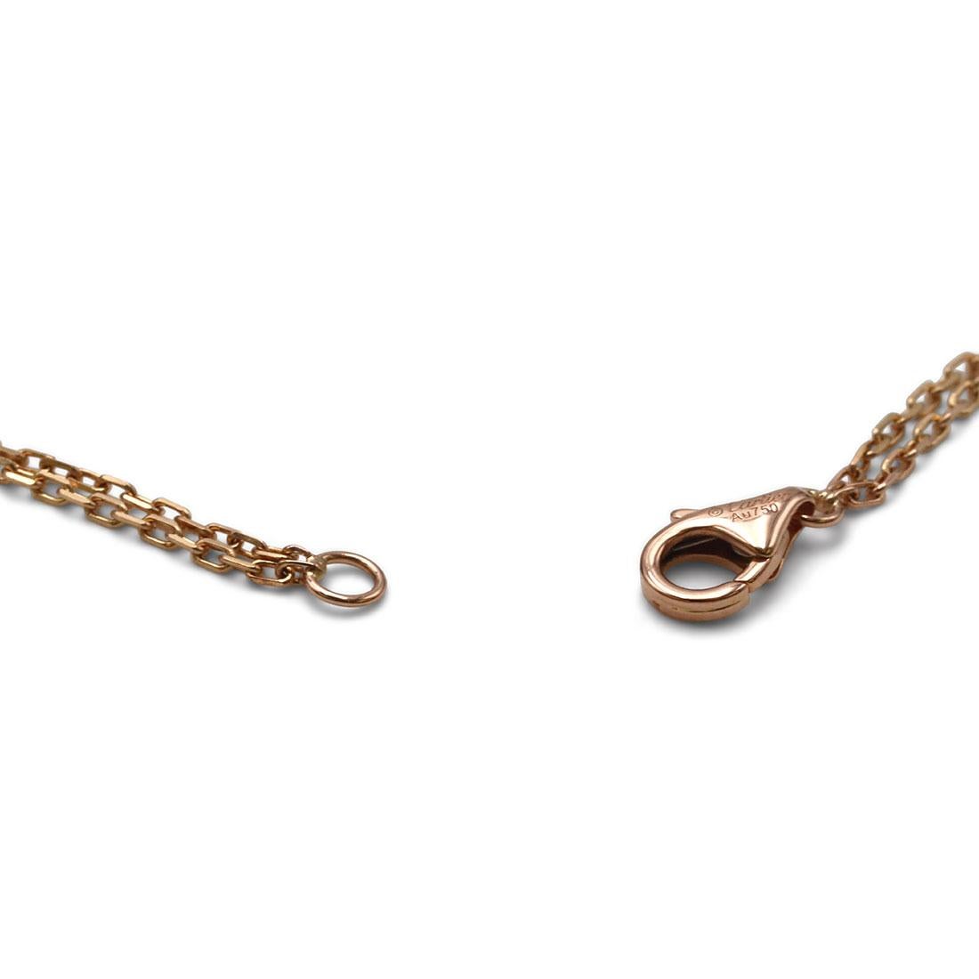Cartier: Halskette aus Roségold mit Kette 3