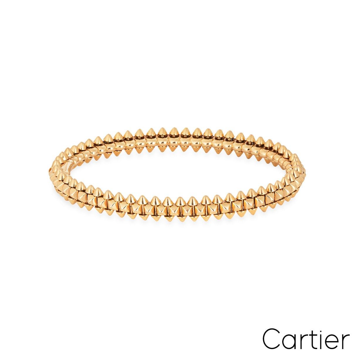Cartier Rose Gold Clash de Cartier Bracelet Size 15 B6065115 In Excellent Condition In London, GB