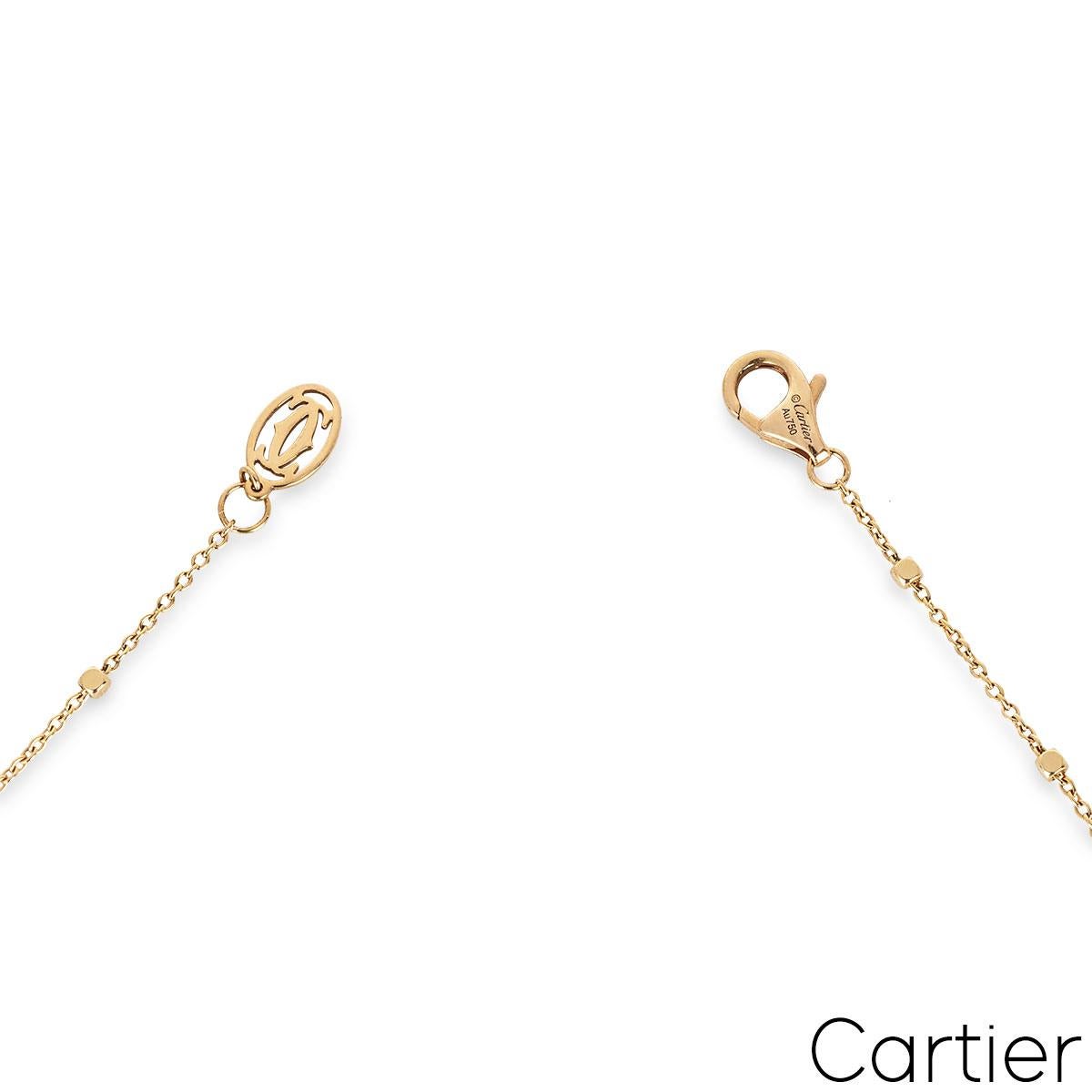Taille rose Cartier or rose  Collier Clash de Cartier N7424312