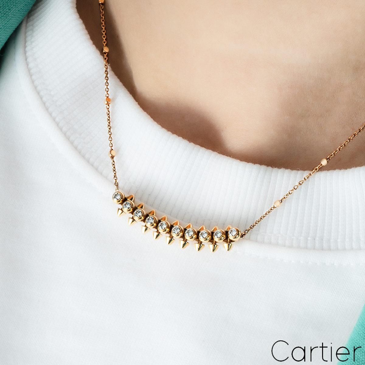 Cartier or rose  Collier Clash de Cartier N7424312 Excellent état à Mayfair, London, London