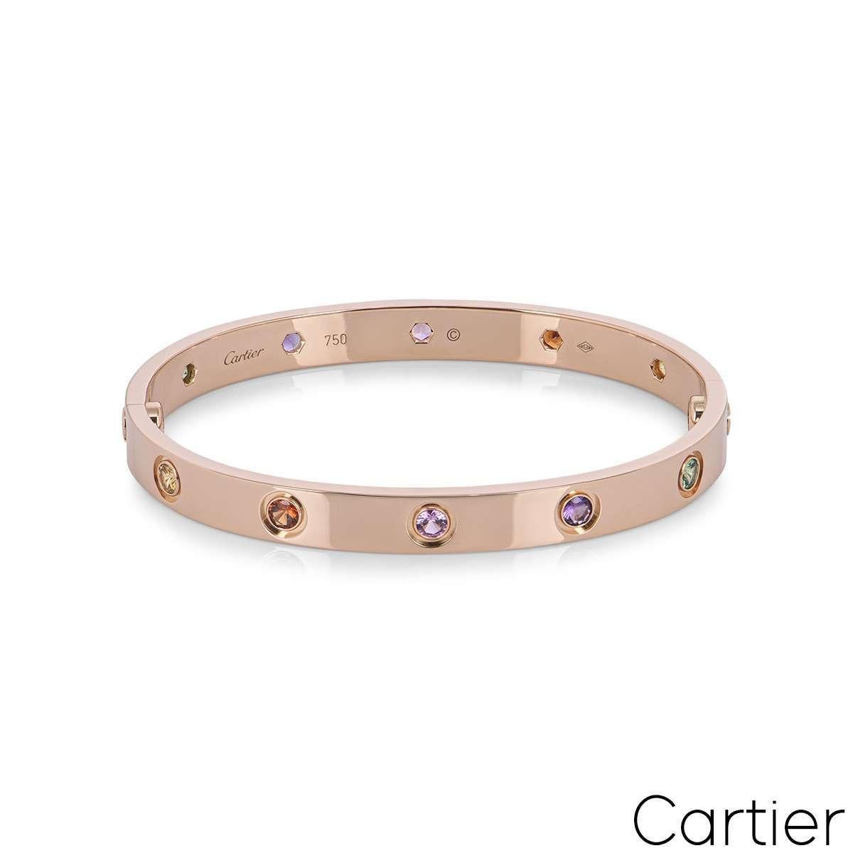 cartier love bracelet with stones