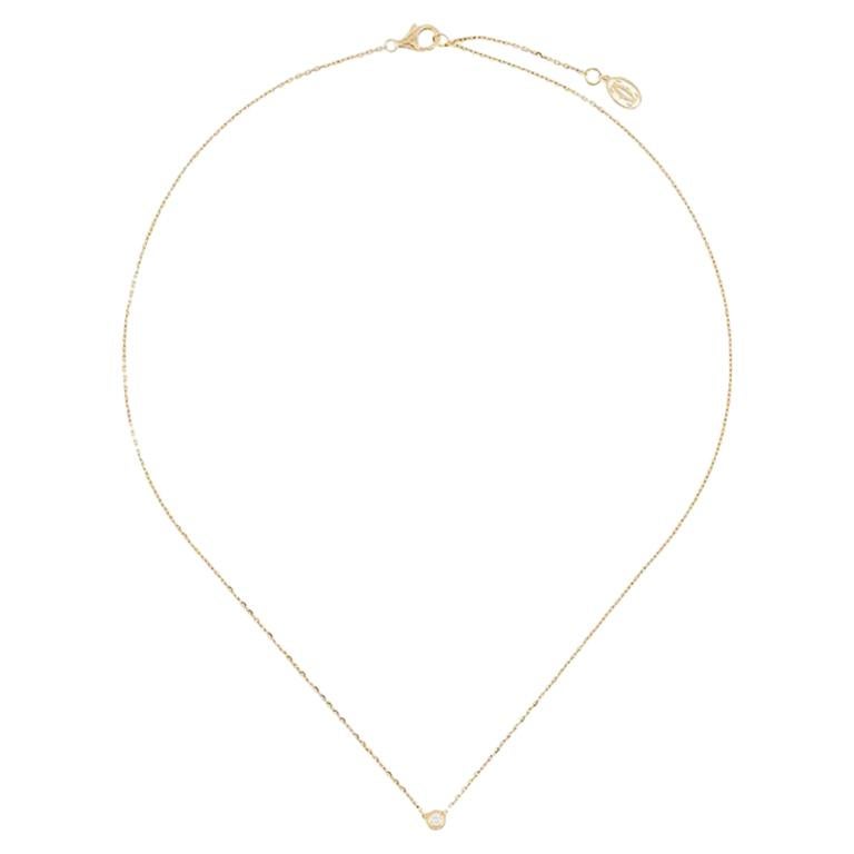 Cartier Rose Gold Diamants Légers necklace