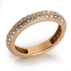 Cartier Rose Gold Diamond 150th Anniversary Band