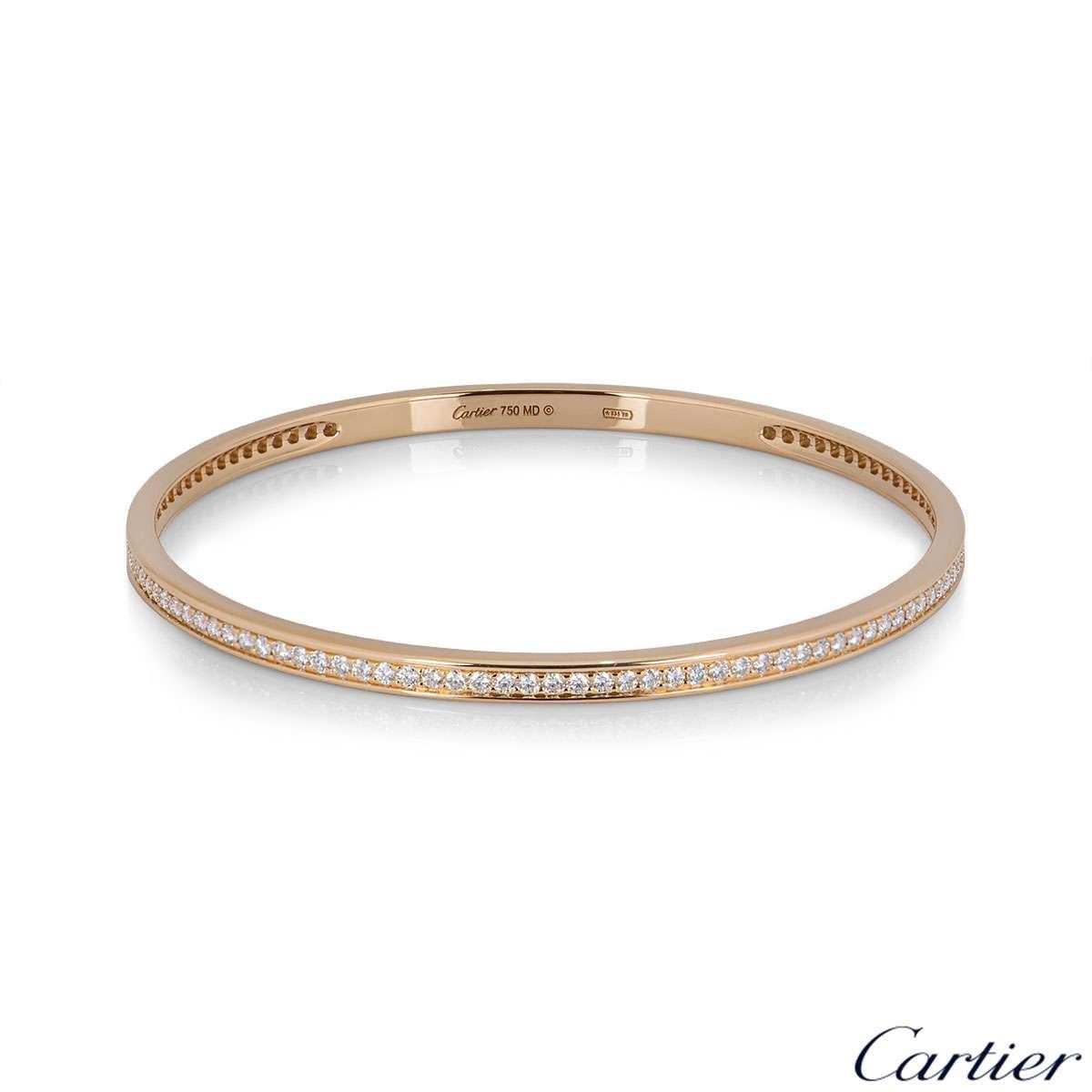 cartier diamond bangle