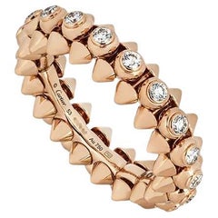 Anillo Clash de Cartier de diamantes en oro rosa talla 53 N4765400