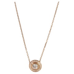 Cartier Rose Gold Diamond D'amour Pendant