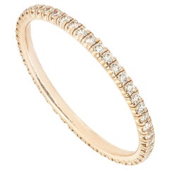 Cartier Rose Gold Diamond Étincelle De Cartier Ring Size 51 B4210500