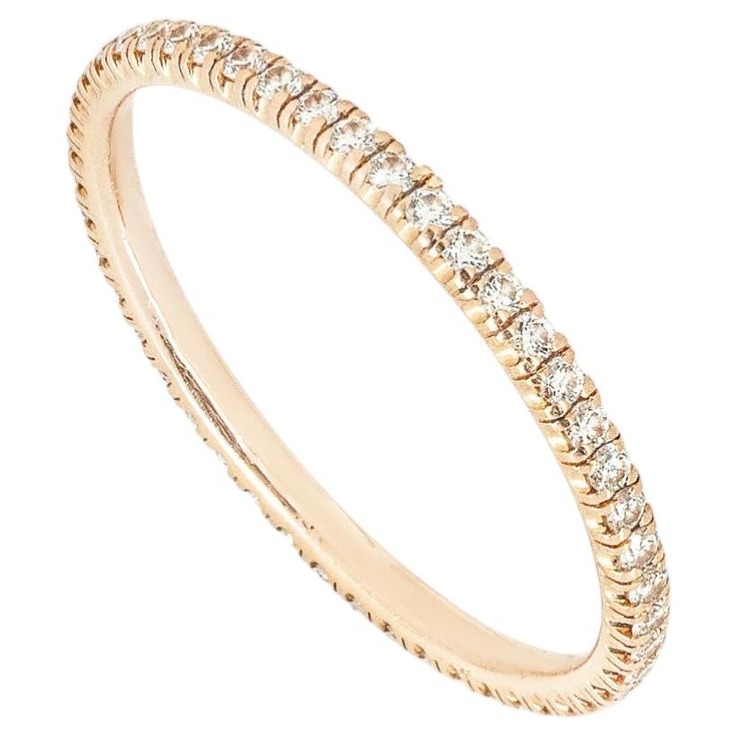 Cartier Rose Gold Diamant Étincelle De Cartier Ring Größe 51 B4210500 im Angebot