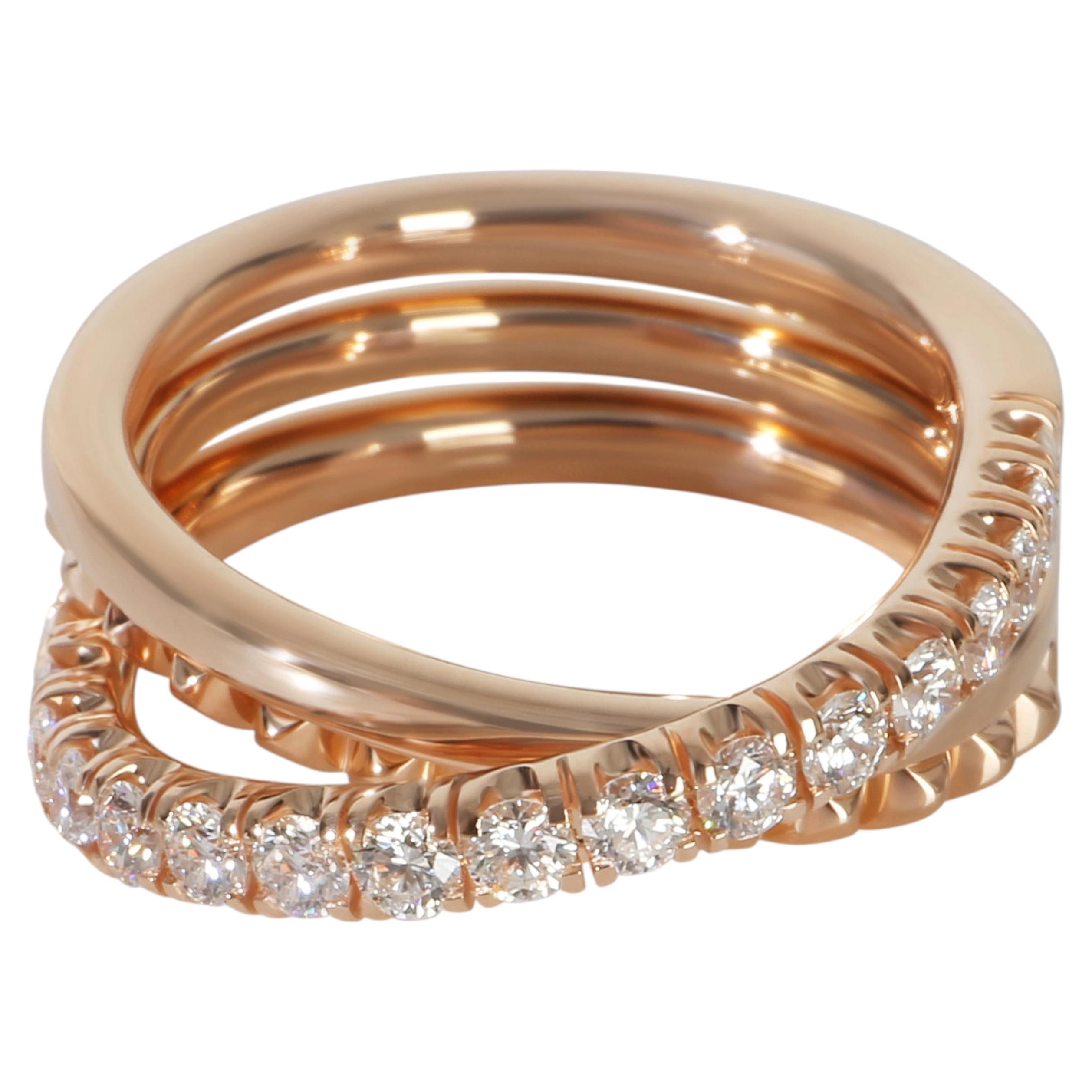 Bague « Etincelle » en or rose et diamants de Cartier en vente